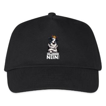 Before you ask: Border Collie, Herding Dog, Collie Dog - Kids’ Baseball Cap - black - Front