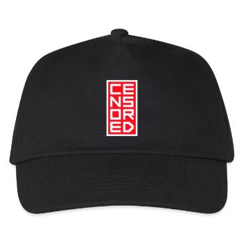 Déclaration drôle censurée Logo de la liberté - Casquette de baseball Enfant - noir - Devant