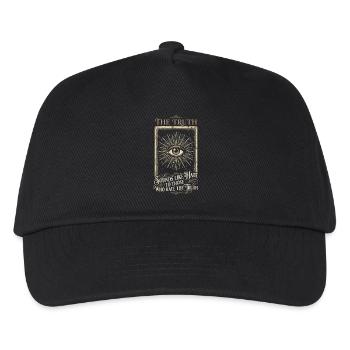 Vintage Esoteric Eye Of Providence Truth Quote - Kids’ Baseball Cap - black - Front