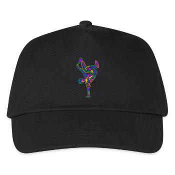 Breakdancer Breakdancer Breakdance Boys Colorés Breakdance - Casquette de baseball Enfant - noir - Devant