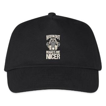Trash Panda GYM Entraînement Raton laveur - Casquette de baseball Enfant - noir - Devant
