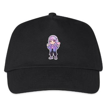 K-Pop Anime - Kids’ Baseball Cap - black - Front