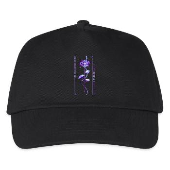 Barbed Wire Hard Techno Music Rave Outfit merch - Kids’ Baseball Cap - black - Front