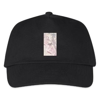 Graphique d’affirmation de manifestation - Casquette de baseball Enfant - noir - Devant