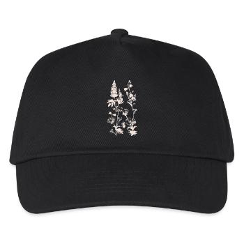WIESENPFLANZEN - Kinder Basecap - Schwarz - Vorne