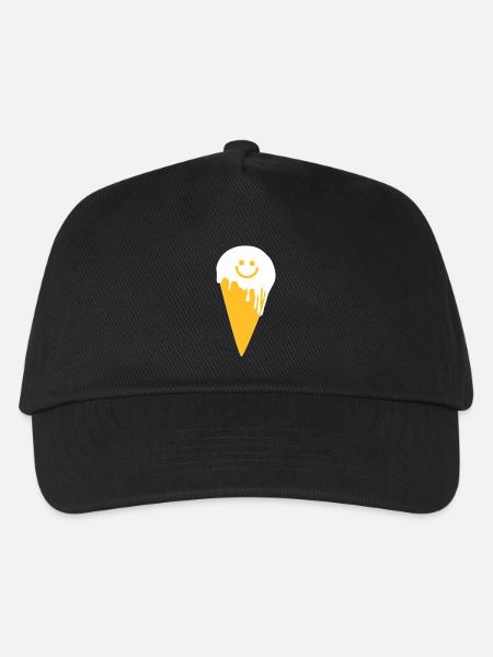 happy ice cream - Kinder Basecap - Schwarz