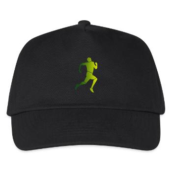 coureur - Casquette de baseball Enfant - noir - Devant
