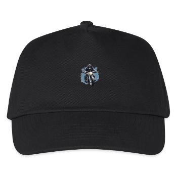Motorcycle Biker Gorilla - Kids’ Baseball Cap - black - Front