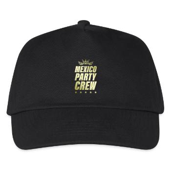 Mexico Party Crew Gold - Kids’ Baseball Cap - black - Front