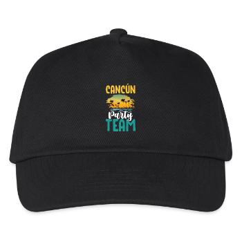 Cancun Party Team - Kids’ Baseball Cap - black - Front