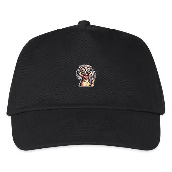 Erdmännchen - Kinder Basecap - Schwarz - Vorne