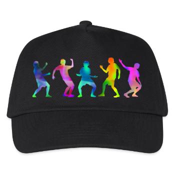 danse - Casquette de baseball Enfant - noir - Devant