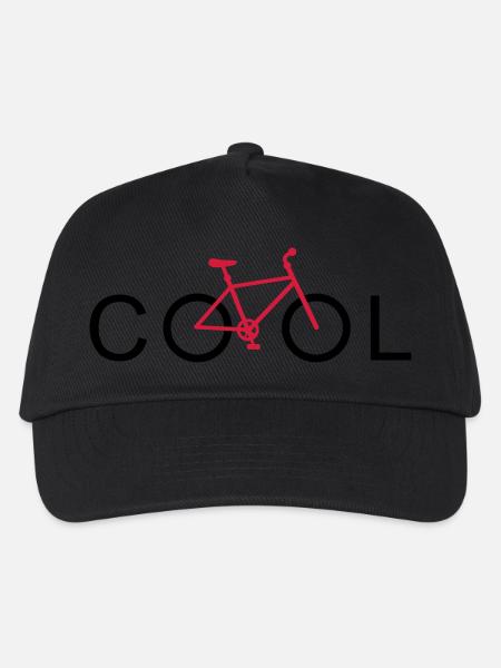 cool mountainbike - Kinder Basecap - Schwarz
