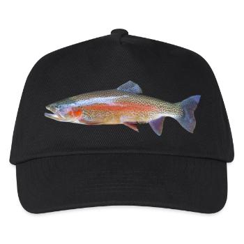 A beautiful rainbow trout - Kids’ Baseball Cap - black - Front