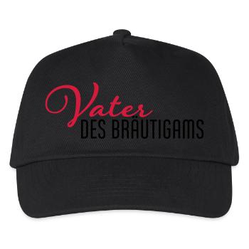 vater des braeutigams - Kinder Basecap - Schwarz - Vorne