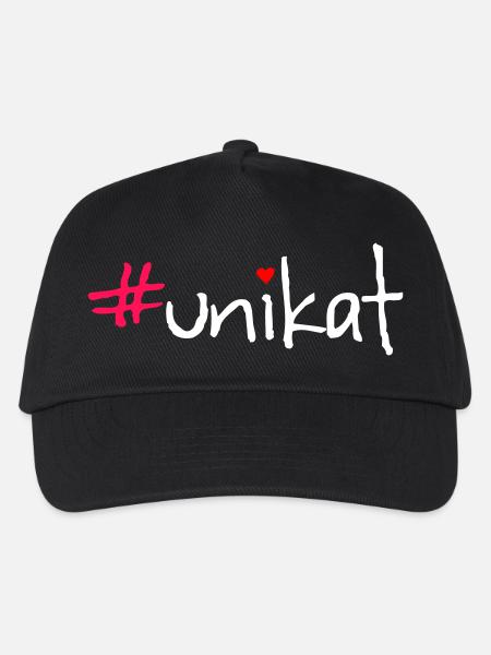 #unikat - Kinder Basecap - Schwarz