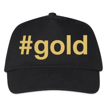 GOLD Winner Gewinner - Kinder Basecap - Schwarz - Vorne