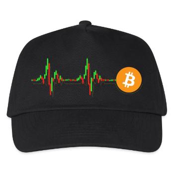 Bitcoin Chart Pattern - Kids’ Baseball Cap - black - Front