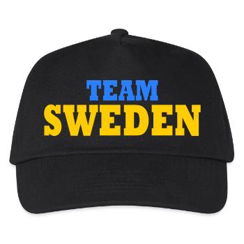 Team sweden - Kinder Basecap - Schwarz - Vorne