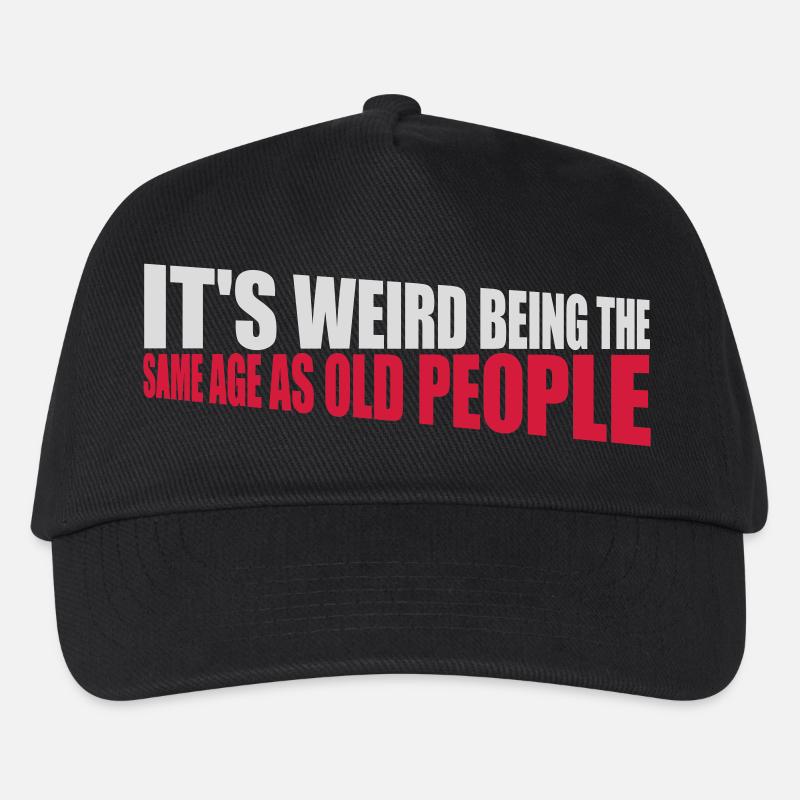 being old people age - Kinder Basecap - Schwarz