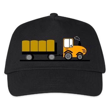 Tractor - Kids’ Baseball Cap - black - Front