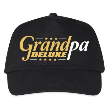 Grandpa Deluxe Best Grandpa Grandpa Love Grandpa Logo - Kids’ Baseball Cap - black - Front