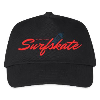 Surfskate Board - Kids’ Baseball Cap - black - Front