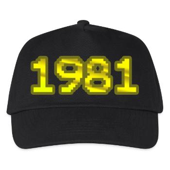 Nerd 1981 - Casquette de baseball Enfant - noir - Devant