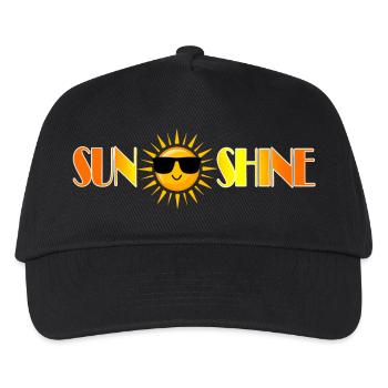 Sonnenschein - Kinder Basecap - Schwarz - Vorne