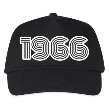Year of birth 1966 - Kids’ Baseball Cap - black - Front