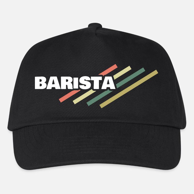 Geschenk für Barista - Kinder Basecap - Schwarz
