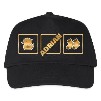 Naissance Adrian - Casquette de baseball Enfant - noir - Devant