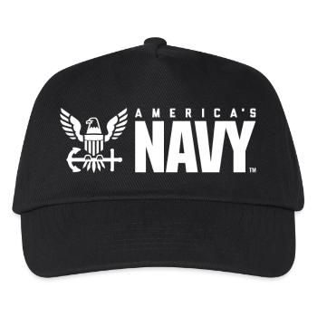 Emblème de l’US Navy - Casquette de baseball Enfant - noir - Devant