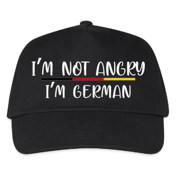 Déclaration d’identité allemande humoristique - Casquette de baseball Enfant - noir - Devant