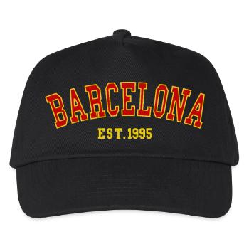 Barcelona_Est_1995 - Kinder Basecap - Schwarz - Vorne