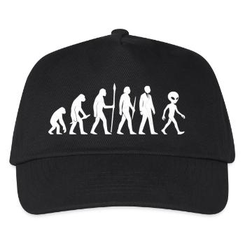 From Ape to Alien – Evolution Reloaded - Kids’ Baseball Cap - black - Front