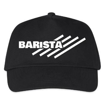 Barista als Arbeitsplatz - Kinder Basecap - Schwarz - Vorne