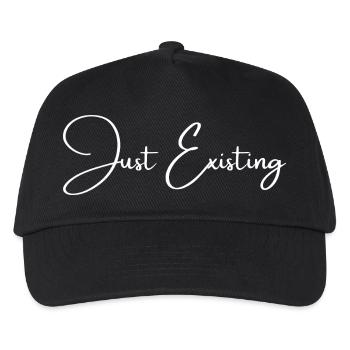 Just Existing | Greysoul Thoughts - Kids’ Baseball Cap - black - Front