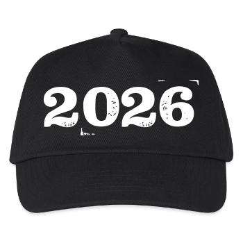 2026 Year Year - Kids’ Baseball Cap - black - Front