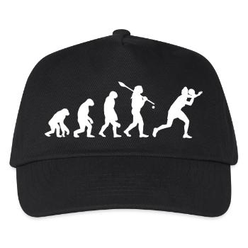 Entwicklung des Man Table Tennis Ping-Pong-Designs - Kinder Basecap - Schwarz - Vorne