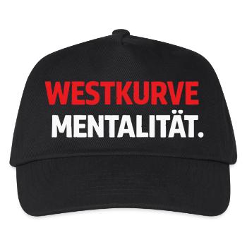 West Curve Mentality Shirt - Kids’ Baseball Cap - black - Front