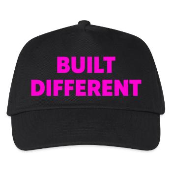 Anders Gebaut Typografie - Kinder Basecap - Schwarz - Vorne
