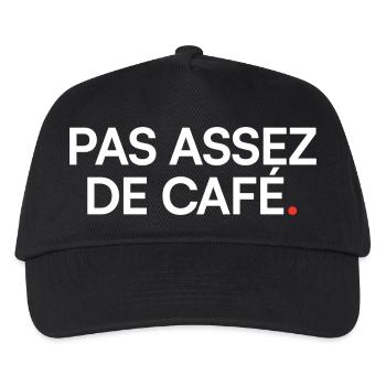 Not enough coffee, humor, fatigue - Kids’ Baseball Cap - black - Front