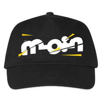 Moin - Kinder Basecap - Schwarz - Vorne