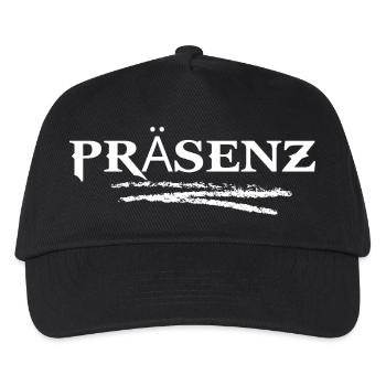 PRESENCE – In the here and now - Kids’ Baseball Cap - black - Front
