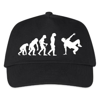 Gift idea for a breakdancer with break dance - Kids’ Baseball Cap - black - Front