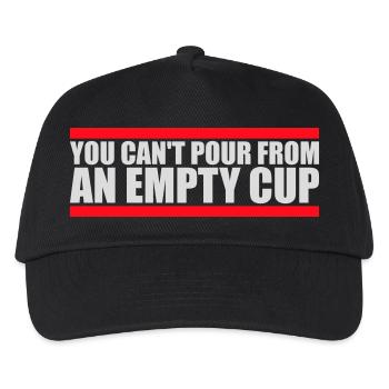 You Can't Pour From An Empty Cup Self Care - Kids’ Baseball Cap - black - Front