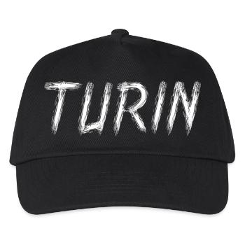 Turin Brush: Urbane Atmosphäre - Kinder Basecap - Schwarz - Vorne