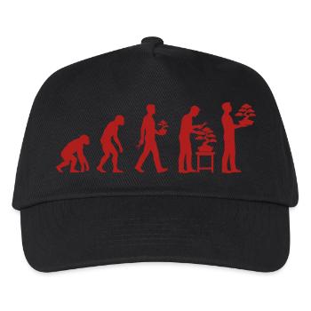 Bonsaï Évolution des plantes Bonsaï japonaises - Casquette de baseball Enfant - noir - Devant