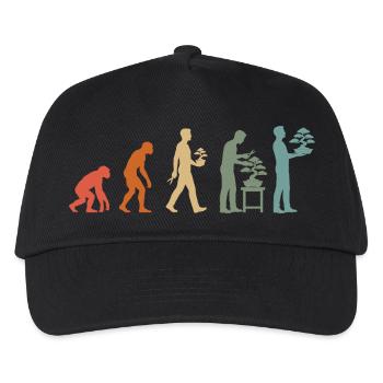 Évolution vintage de la plante japonaise de bonsaï - Casquette de baseball Enfant - noir - Devant